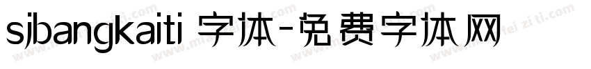 sjbangkaiti 字体字体转换